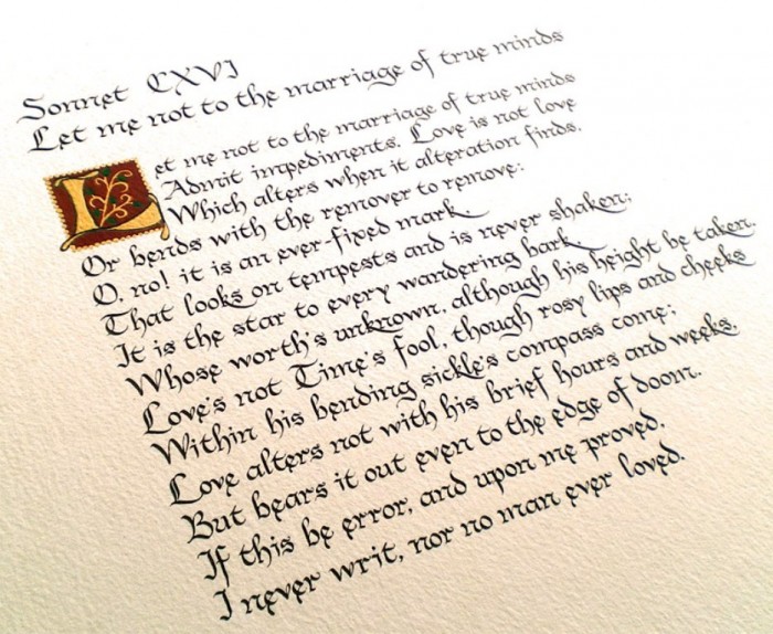 sonnet_116_calligraphy