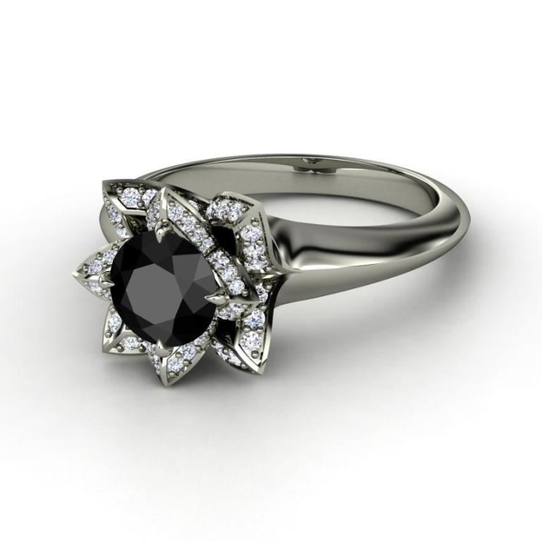 163256-850x850-round-black-diamond-14k-white-gold-ring-with-diamond