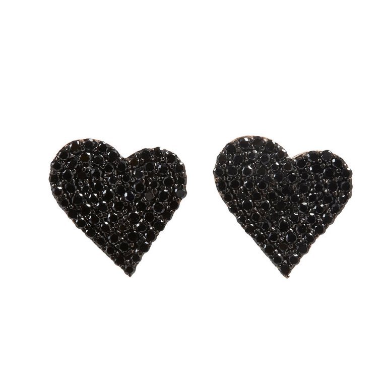 Alexandra-Moosally-Black-Diamond-Heart-Earrings