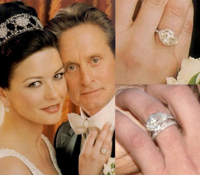 Catherine Zeta Jones’s engagement ring