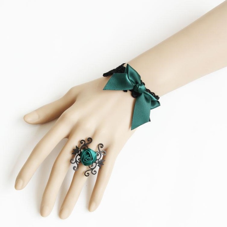 Fashion-Handmade-Jewelries-Lace-Gothic-Bracelet