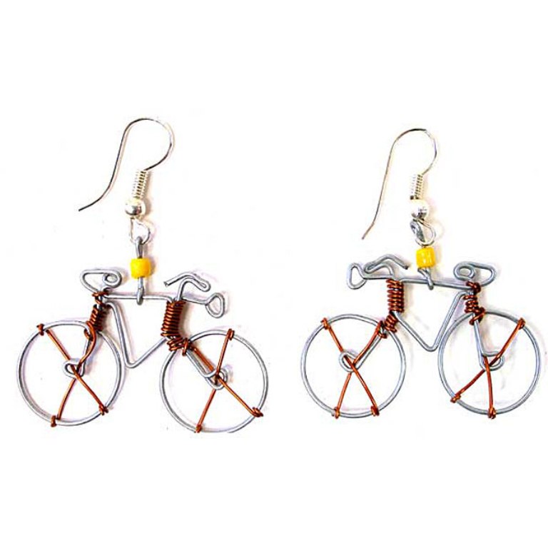 Tin-Wire-Bicycle-Earrings-Kenya-L12015647