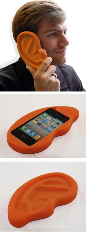 Ear-shaped case for your iPhone