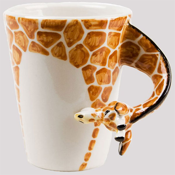 giraffe-shaped mug