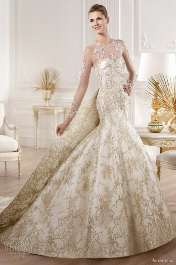 Top 10 Gold Wedding Dresses | TopTeny.com