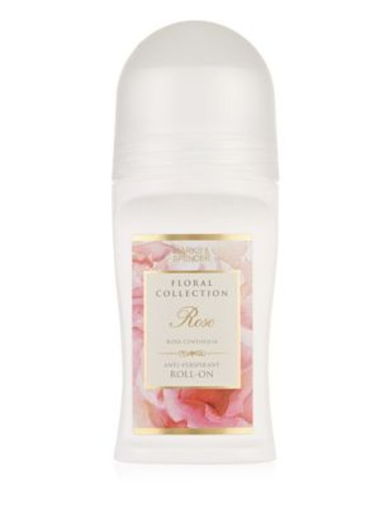 Floral Collection Rose Anti-Perspirant Roll-On Deodorant