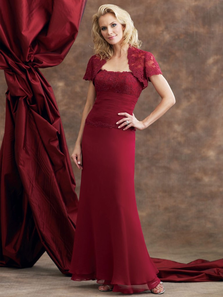 red mother of the bride dress b