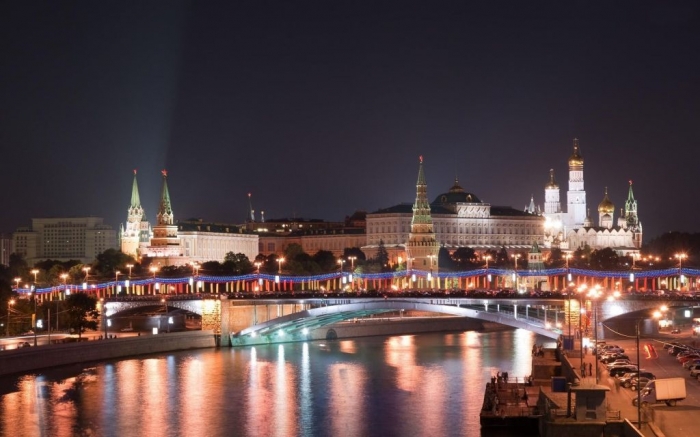 Moscow-at-night-Russia