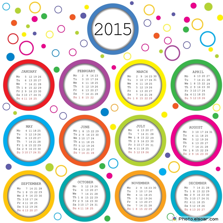 2015-Calendar-for-kids-with-colored-circles