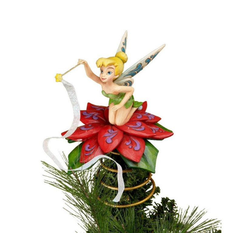 Disney Traditions designed by Jim Shore for Enesco Tinker Bell Tree Topper 8 IN