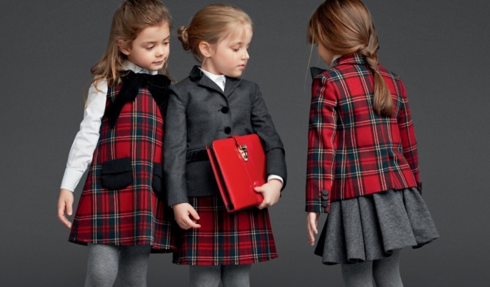 05-Dolce-and-gabbana-childrenswear-fall-winter-2014-collection-for-back-to-school-2013-tartan-blazer-dress-and-skirt