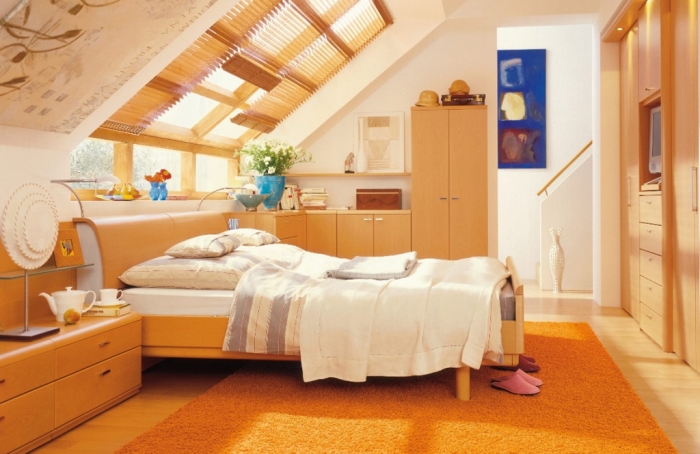 bedroom-best-decoration-contemporary-bedroom-natural-light-sloping-ceiling-slanted-ceiling-bedroom-lighting-design-ideas