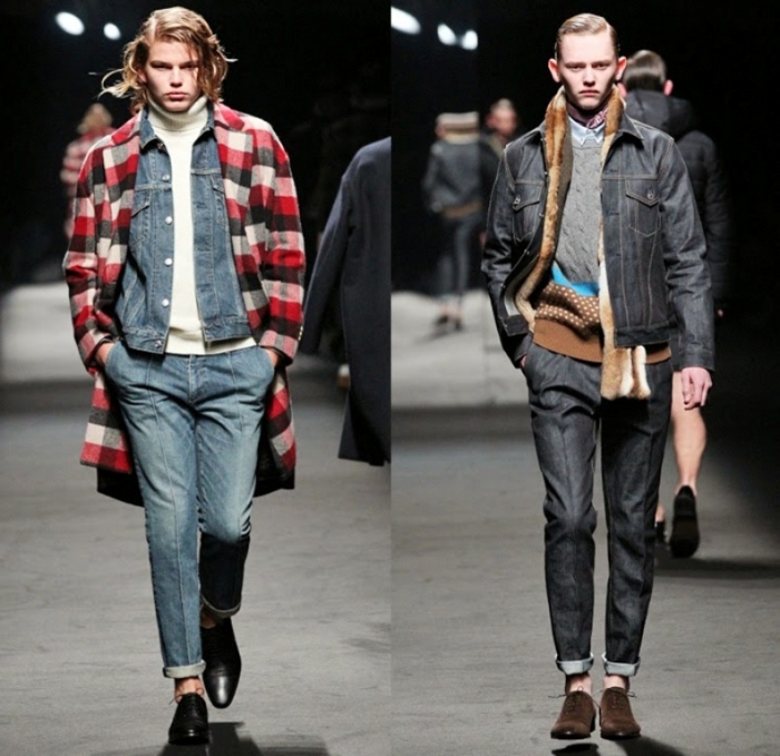 mr-gentleman-takeshi-osumi-yuichi-yoshii-2014-2015-fall-autumn-winter-mens-mercedes-benz-fashion-tokyo-denim-jeans-plaid-coat-down-quilted-romper-camo-01x