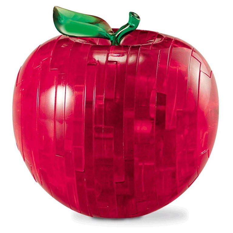 3D Crystal Puzzle apple