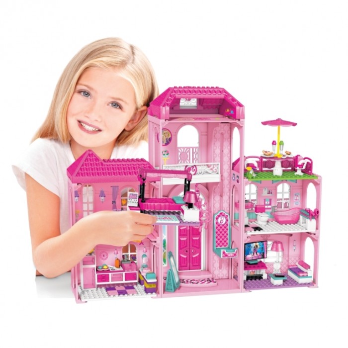 Mega Bloks Barbie Luxury Mansion mega-barbie-igralen-komplekt-luksozna-kyshta