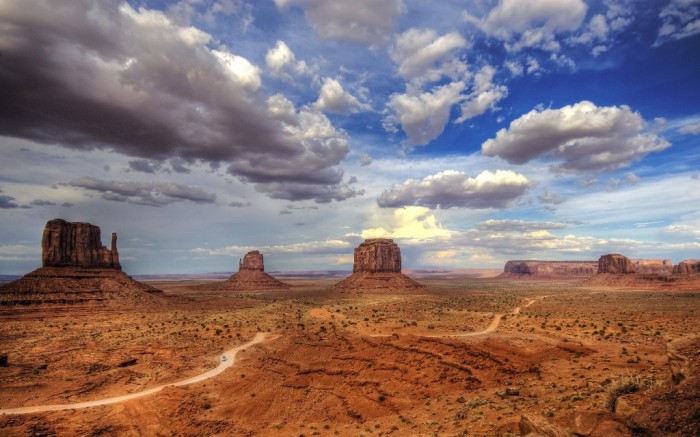 United States monument-valley-colorado-plateau-utah-usa-butte-panorama-clouds-nature