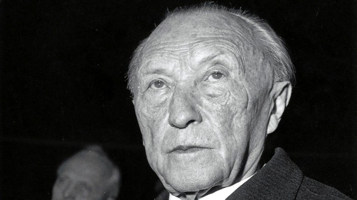 Konrad Adenauer, July 12, 1952