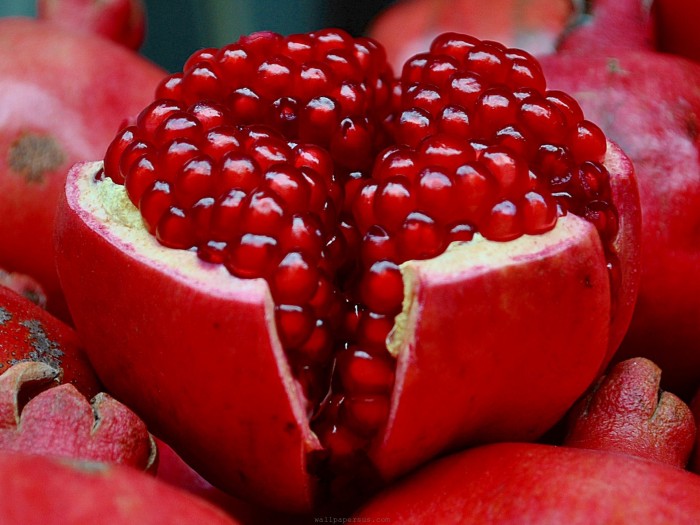 Pomegranate is useful to still youthful