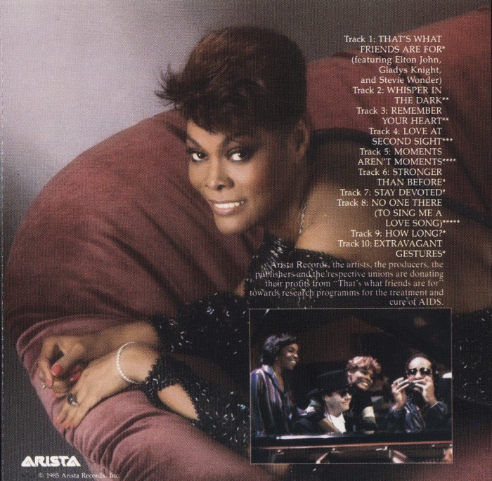 That’s What Friends Are For – Dionne Warwick and Friends