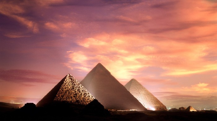 pyramids-giza-egypt-sunset-249424