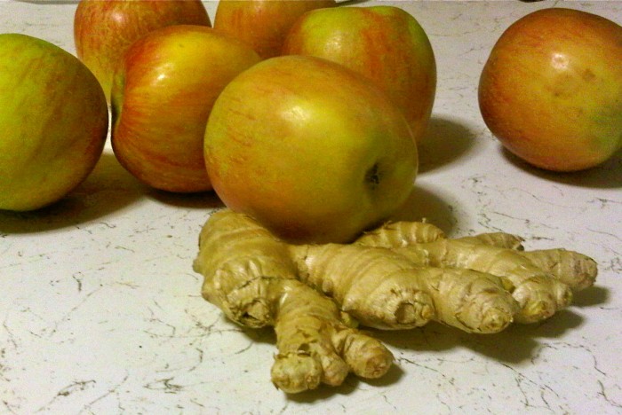 Apple and ginger cleanse