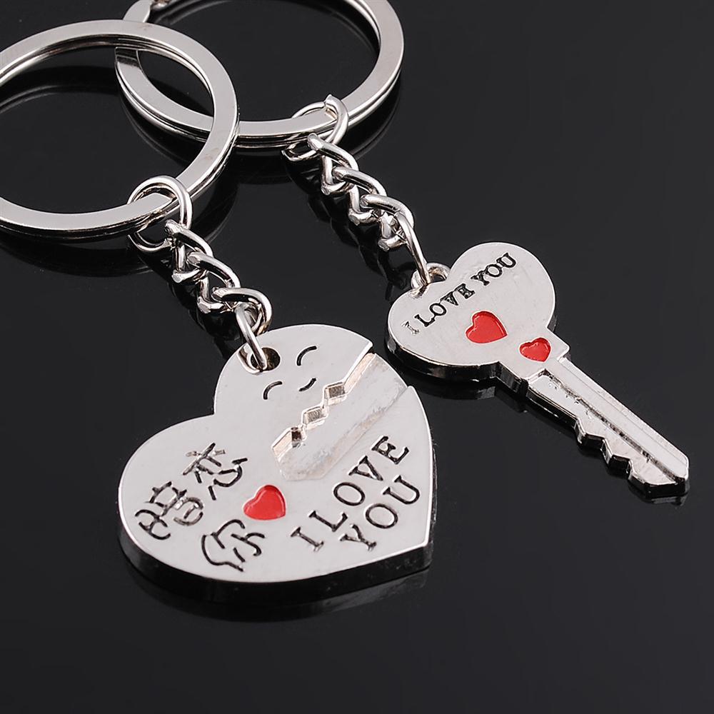 Free-shipping-creative-amo-chaveiro-sweetheart-love-keyring-birthday-gifts-zinc-alloy-lovers-key-chains-red