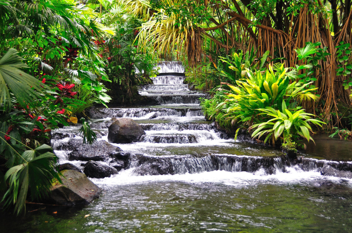 Tabacon Hot Springs in Costa Rica