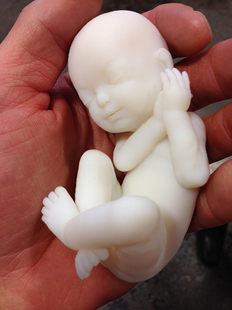 3D printed unborn babies