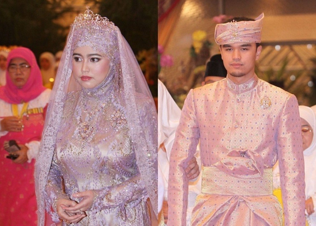 Princess Hajah Hafiza Sururul Bolkiah & Pengiran Haji Muhammad Ruzaini .