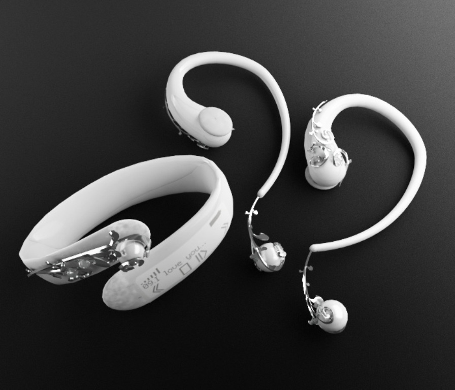 jewelery headphones