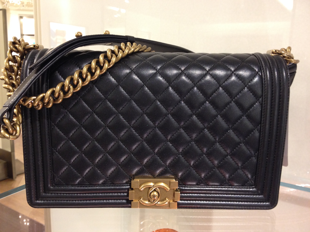 Chanel-Medium-Boy-Bag-with-Gold-Hardware-Prefall-2014