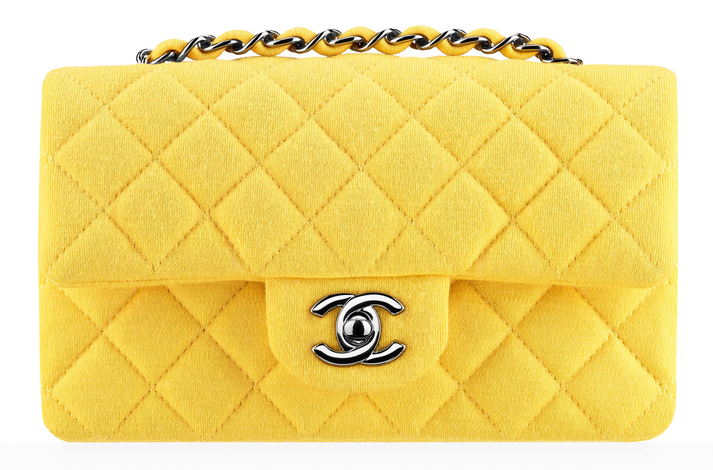 Chanel-Small-Jersey-Classic-Flap-Bag-Yellow