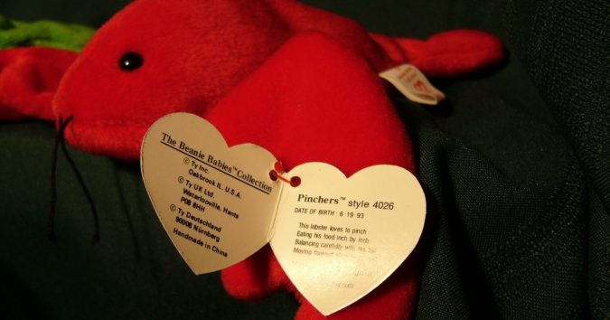 Punchers the Lobster Beanie Baby1