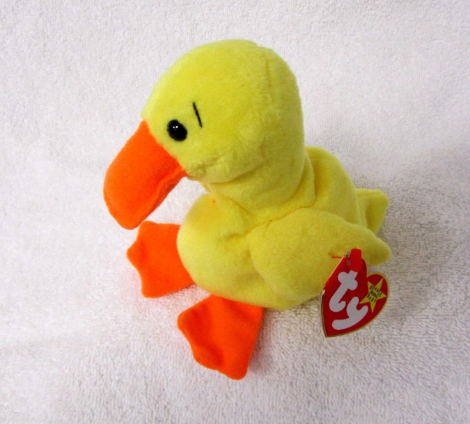 Quackers the Duck Beanie Baby