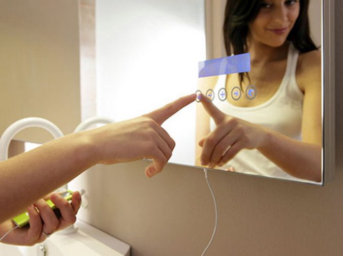 Touch Screen MP3 Mirror1