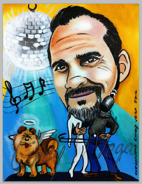Caricaturista Cindy VEGA