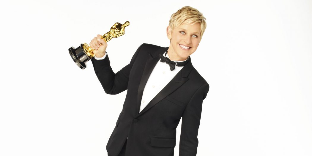 THE OSCARS(r) - Television icon Ellen DeGeneres returns to host the Oscars for a second time. The Academy Awards(r) for outstanding film achievements of 2013 will be presented on Oscar Sunday, March 2, 2014, at the Dolby Theatre(r) at Hollywood & Highland Center(r) and televised live on the ABC Television Network. (Photo by Andrew Eccles/ABC via Getty Images)