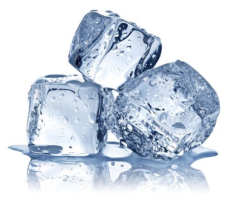 Drink-monitoring ice cubes