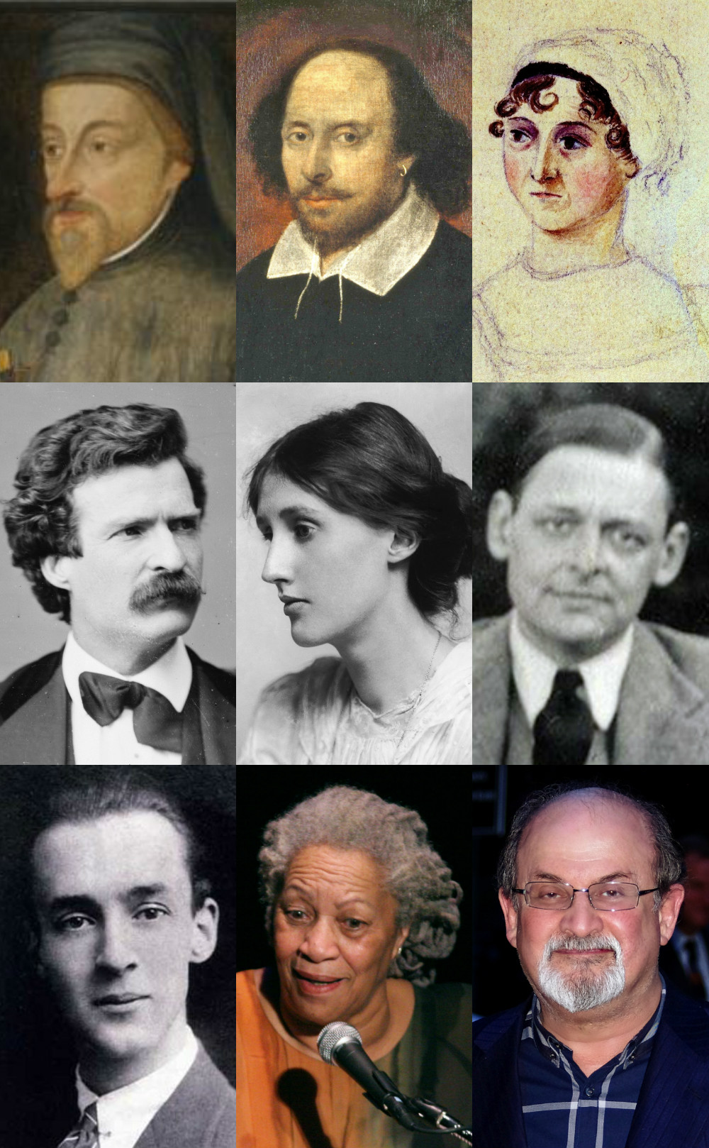 the biographies of writers