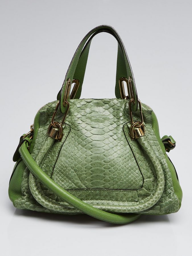 green stylish bag from French Handbag Designers popular organization