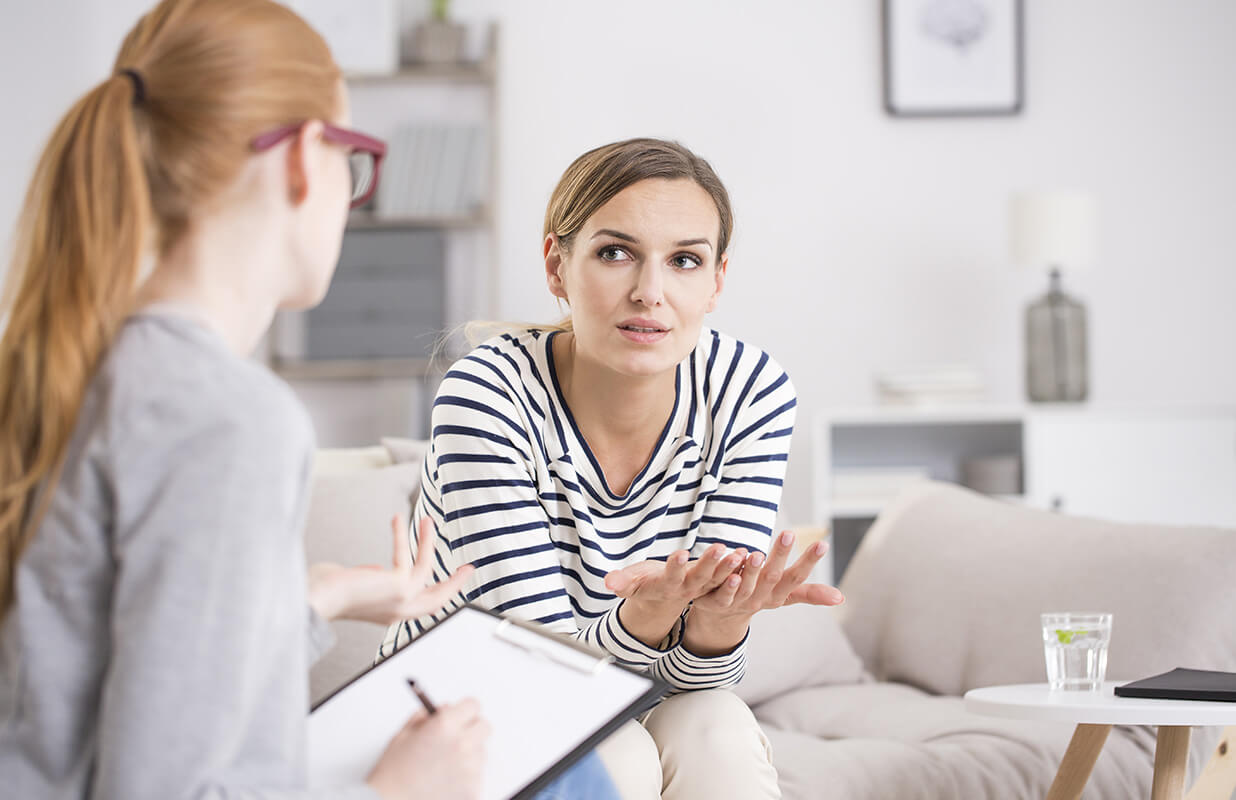 visit a therapist