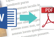 Convert a Microsoft Word Document to a PDF