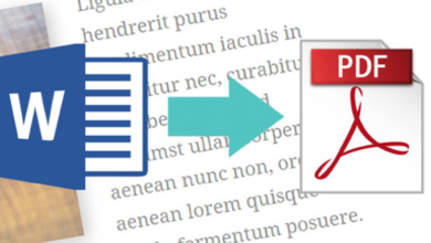 Convert a Microsoft Word Document to a PDF