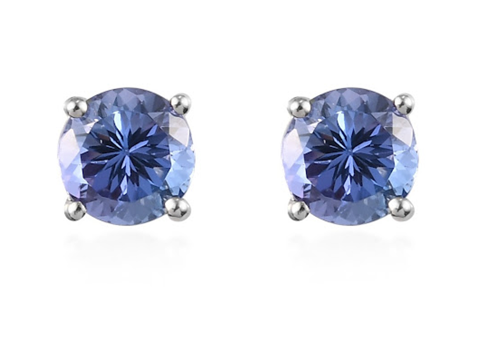 Tanzanite Stud Earrings