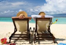 family beach