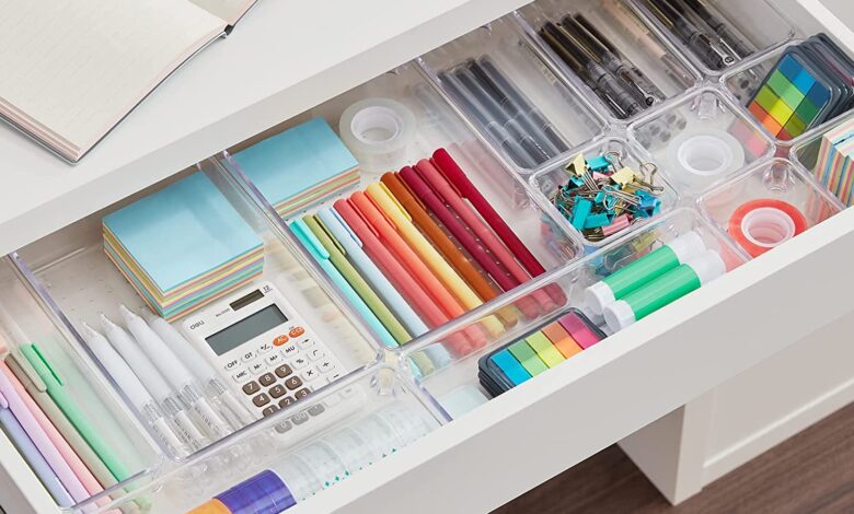 Lifewit 25 PCS drawer organizer set
