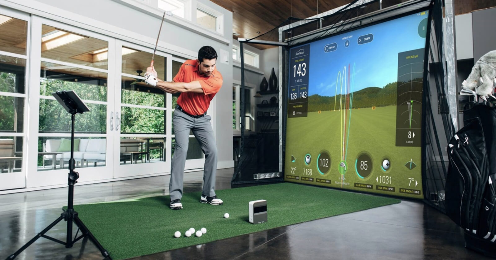Visartech Inc. developed a gaming simulation platform for golf