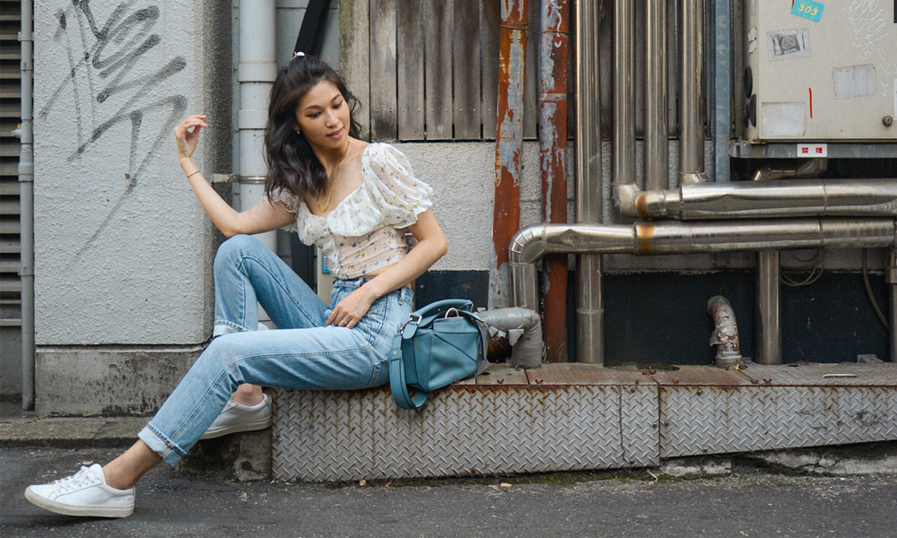 white sneakers