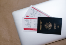 making passport photo