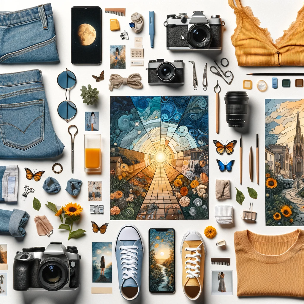 Discover the diverse techniques of clothing photography, from intricate flat lays to the realistic appeal of ghost mannequins and lively model shoots